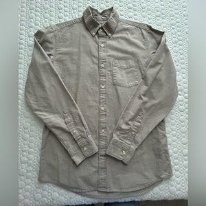 GAP Men's Casual Button-Down Shirt - Tan